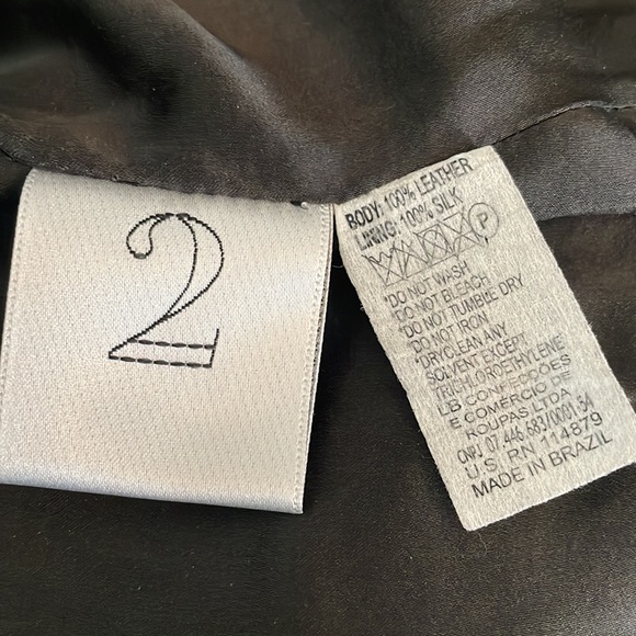 Lerario Beatriz Leather blazer jacket - Picture 8 of 8